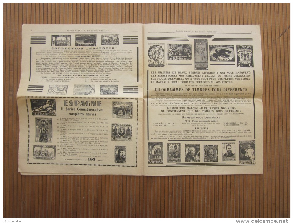 1939 Catalogue De Maison De Vente Prix Courant Général Cotation Marius Germac Paris XIVe - Catalogues For Auction Houses