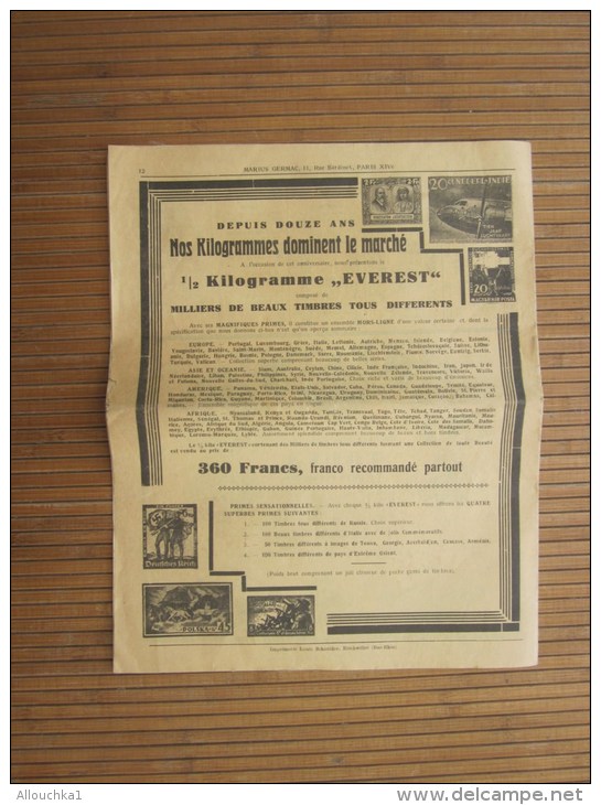 1939 Catalogue de maison de vente prix courant général cotation Marius Germac Paris XIVe