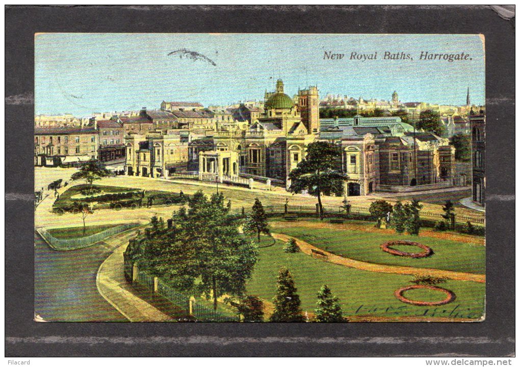 44272   Regno  Unito,   New  Royal  Baths  -  Harrogate,  VG  1905 - Harrogate