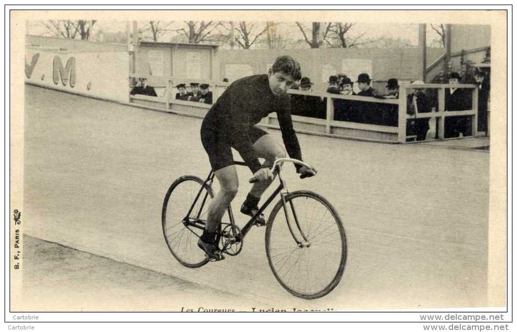 Les Coureurs - Lucien JACQUELIN - (cycliste) - Carte Précurseur (dos Non Divisé) - Cyclisme