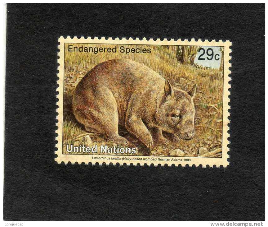 Wombat à Nez Poilu (Lasiorhinus Krefftii) - Mammifère - Espèce Animales Menacées D'extinction - Australie - - Unused Stamps