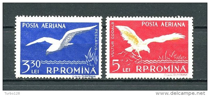 ROUMANIE 1957 PA N° 73/74 ** Neufs = MNH TB Cote  16 &euro;  Faune Oiseaux Birds Fauna Animaux - Neufs