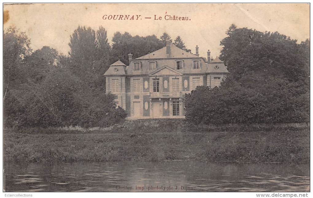 Gournay En Bray     76   Le Château  (pli) - Gournay-en-Bray