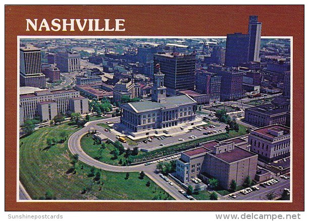 Tennessee Nashville Aerial View - Nashville