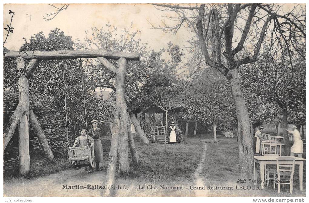 Martin-Eglise  76  Auberge   Le Clos Normand . Balançoire - Autres & Non Classés