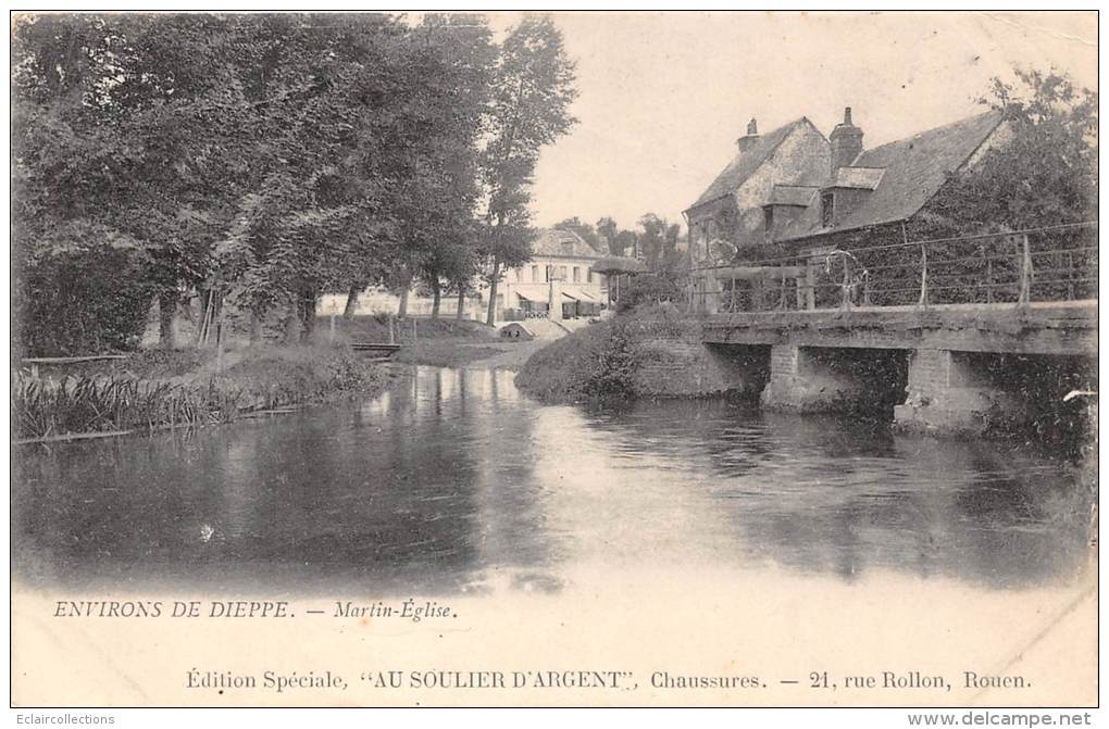 Martin-Eglise  76  Auberge   Le Clos Normand . Vieux Pont - Sonstige & Ohne Zuordnung