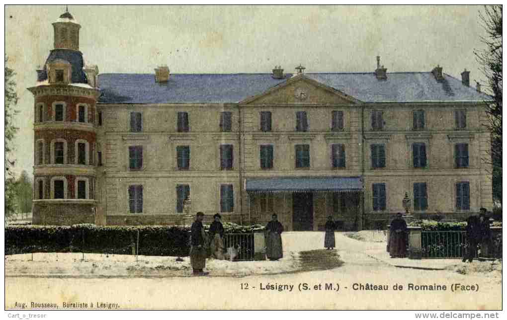 CPA 77 LESIGNY CHATEAU DE ROMAINE (COLORISE) - Lesigny