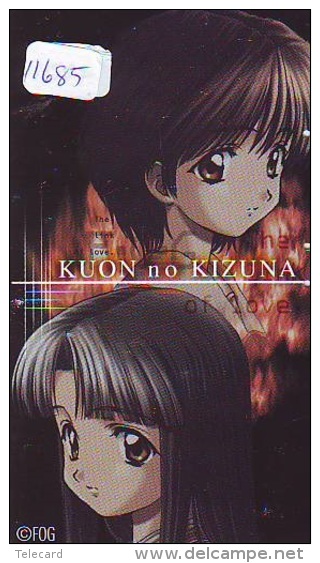 Télécarte Japon MANGA * KUON NO KIZUNA * ANIMATE * ANIME * Japan Phonecard (11.685) TELEFONKARTE * CINEMA * FILM - Cinema