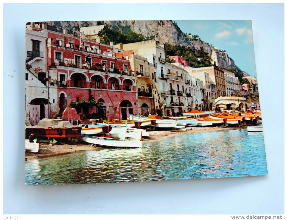 Carte Postale Ancienne : CAPRI : Marina Grande - Marano Di Napoli