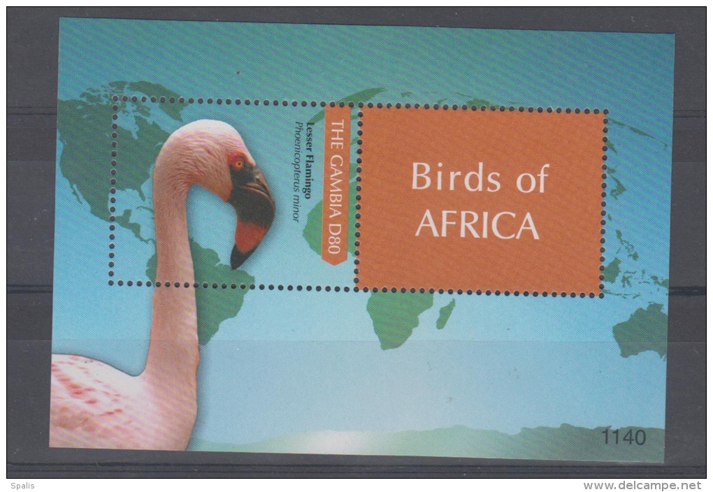 Gambia 2011 Michel Nr Bl 824 Flamingo MNH - Flamingo