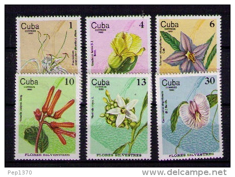 CUBA 1975 - FLORES FLOWERS - FLEURS -  YVERT N&ordm;  2228-2233 - Neufs