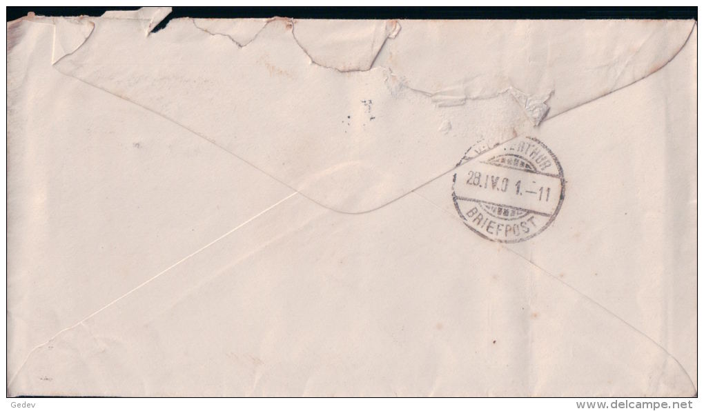 Entier Postal USA, Oelrichs N.Y. - Winerthur CH (4662) - 1901-20