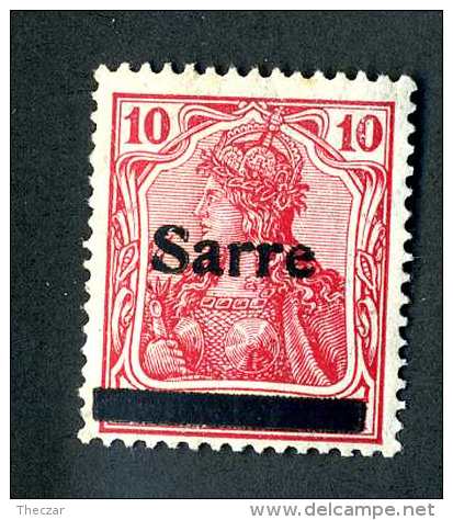 1250e  Saar 1920  Michel #6 I  Mint*  ( Cat.€2.40 )  Offers Welcome! - Nuevos