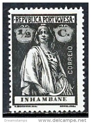 !										■■■■■ds■■ Inhambane 1914 AF#72* Ceres. 1/2 Centavo Lozanged (x2838) - Inhambane