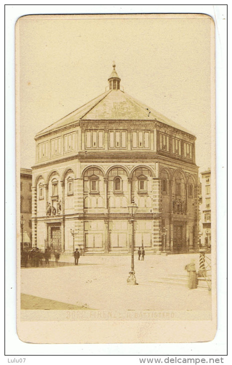 2  Photographies  Cartonnées    Frenze    6.5  X 10.5   Giacomo  BROGI - Alte (vor 1900)