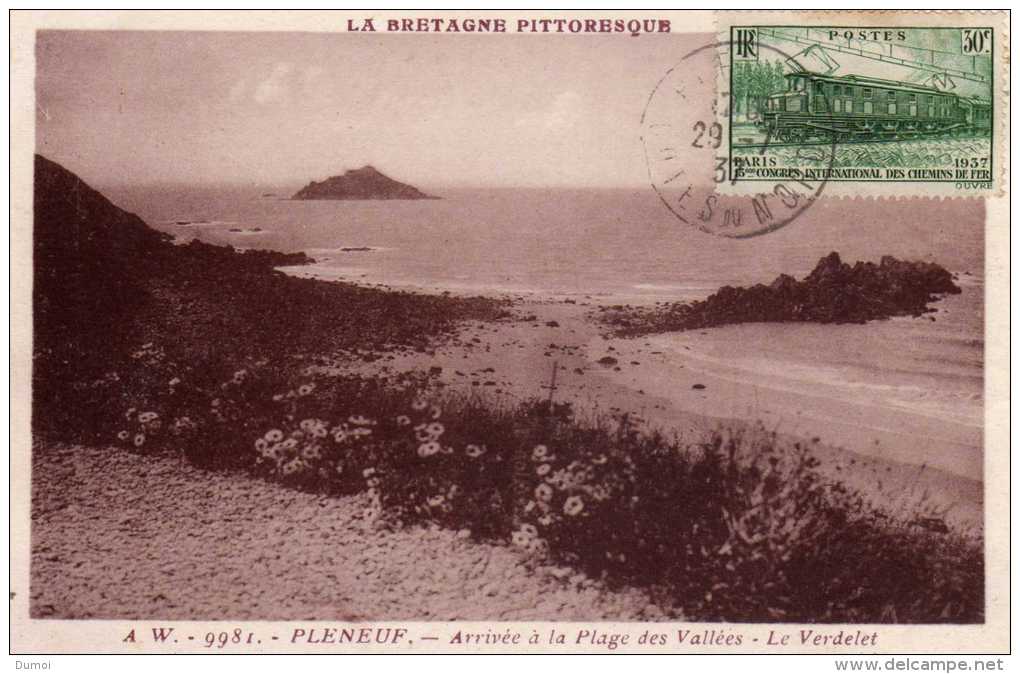 PLENEUF  -  Arrivée à La Plage Des Vallées  -  Le Verdelet - Pléneuf-Val-André