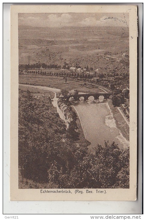 5521 ECHTERNACHERBRÜCK, Grenzbrücke Zu Luxemburg, 1932 - Bitburg
