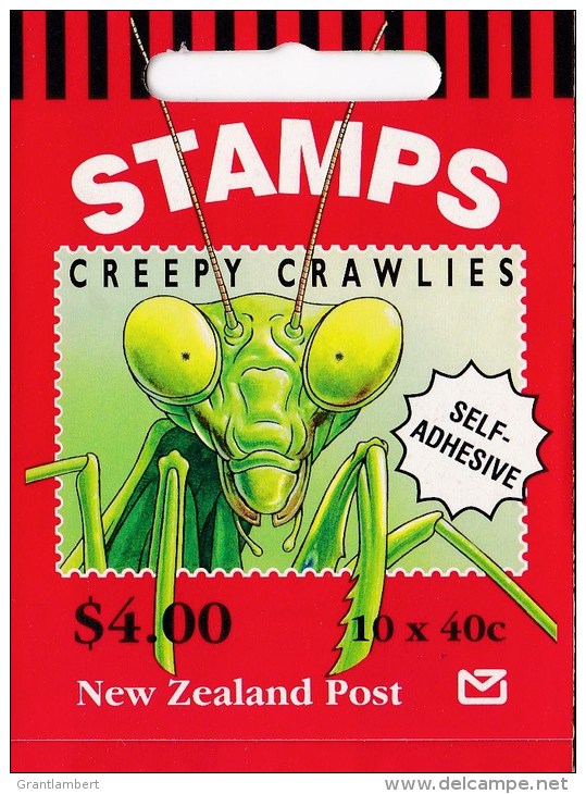 New Zealand 1997 Creepy Crawlies Booklet MNH - See 2nd Scan B - Booklets