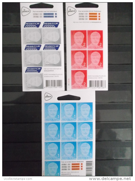 Nederland  2013   Frankeerzegels KONING WILLEM ALEXANDER  SHEETLETS Postfris/mnh/neuf - Nuovi
