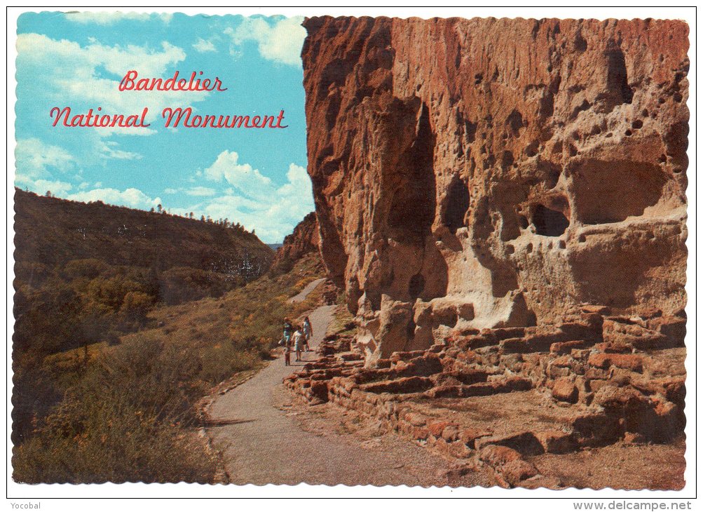 CP, ETATS-UNIS, NEW-MEXICO, SANTA-FE - LOS ALAMOS, Bandelier National Monument, Voyagé En 1979 - Santa Fe