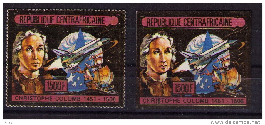 CENTRAL AFRICA 1984  Christophe Colombus MNH - Christopher Columbus