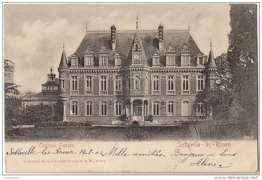 SOTTEVILLE-lès-ROUEN - Château Faucon [3915/S76] - Sotteville Les Rouen