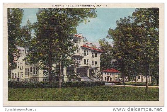 Alabama Montgomery Masonic Home 1937 - Montgomery