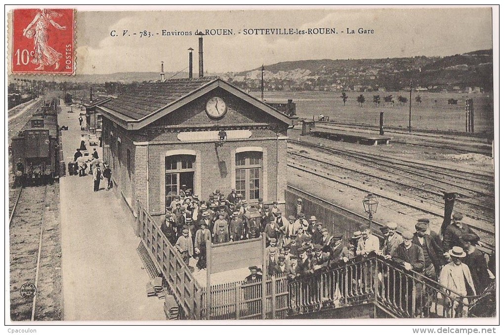 Environs De Rouen - SOTTEVILLE-les-ROUEN - La Gare [3916/S76] - Sotteville Les Rouen
