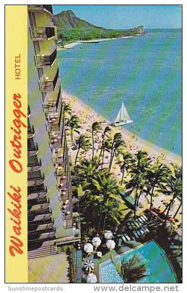 Hawaii Oahu The Outrigger Hotel Located On The Beach In The Heart Of Waikiki - Oahu