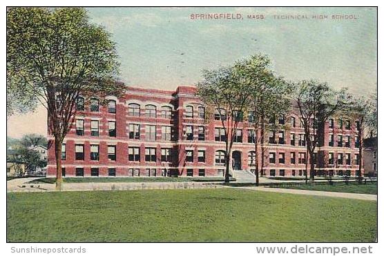 Massachusetts Springfield Technical High School 1909 - Springfield