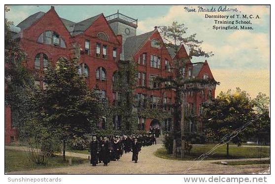 Massachusetts Springfield Dormitory Of Y M C A Trainting School 1913 - Springfield