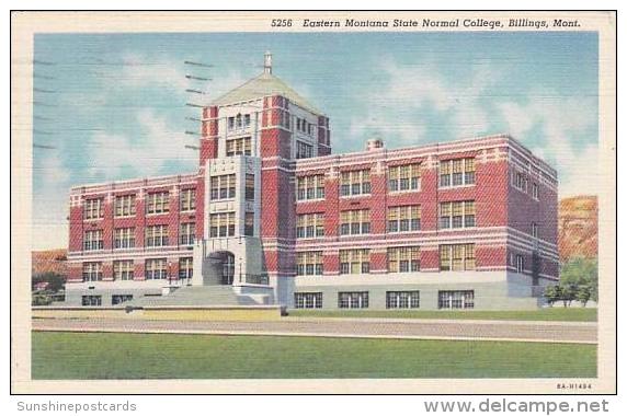 Montana Billings Eastern Montana State Normal College 1940 - Billings