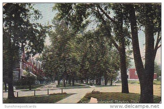 Ohio Dayton South Boulevard 1907 - Dayton