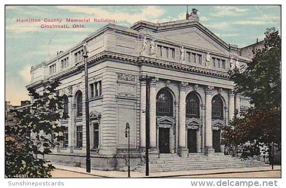 Ohio Cincinnati Hamilton County Memorial Building 1912 - Cincinnati