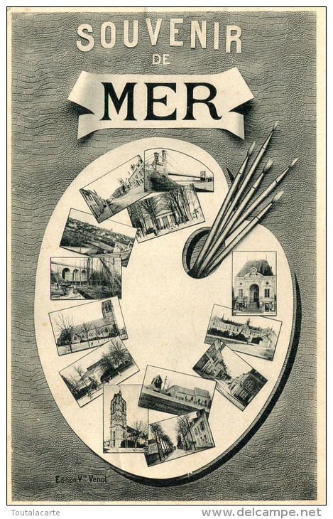 CPA 41 SOUVENIR DE MER 1905 - Mer