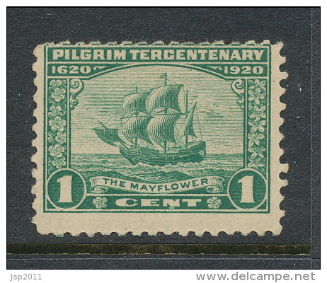 USA 1920 Scott 548. Pilgrim Tercentenary Issue, 1 C Green MNH (**) - Neufs