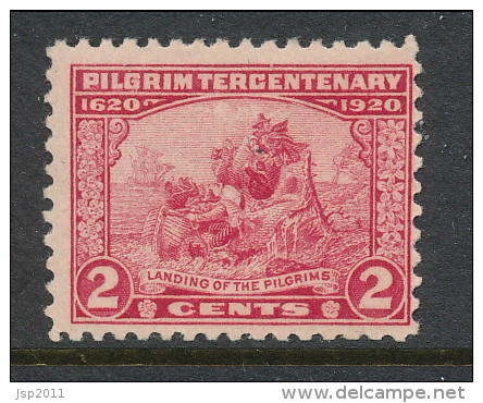 USA 1920 Scott 549. Pilgrim Tercentenary Issue, 2 C Carmine Rose, MNH (**) - Neufs