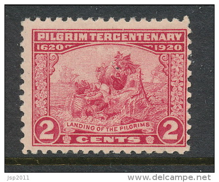 USA 1920 Scott 549. Pilgrim Tercentenary Issue, 2 C Carmine Rose, MNH (**) - Unused Stamps