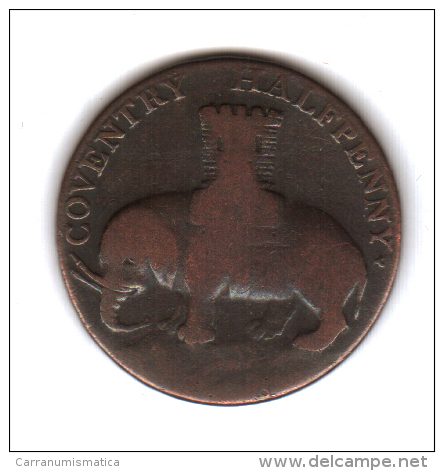 COVENTRY - Half Penny Token ( 1792 ) - Lady Godiva - Monedas/ De Necesidad
