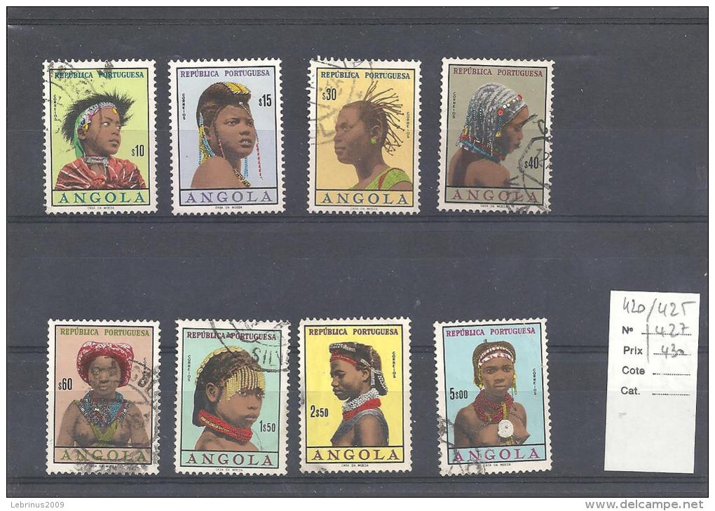 ANGOLA - 1961 - N° 420/425 - 427 - 430 - Angolaises - Kostüme