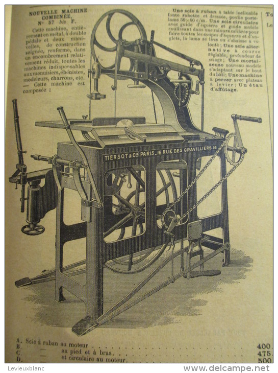 Tiersot & Cie/ Constructeurs Brevetés/Catalogue/Machin Es Outils/COULOMMIERS/Seine Et Marne /1904  CAT36 - Autres & Non Classés