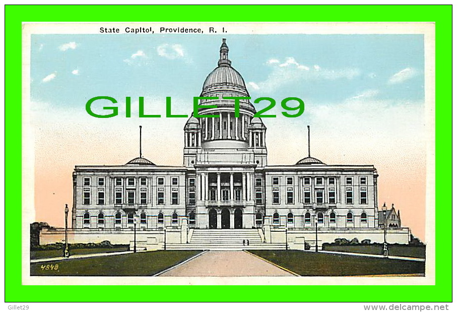 PROVIDENCE, RI - STATE CAPITOL - ANIMATED - PUB. BY BERGER BROS - - Providence