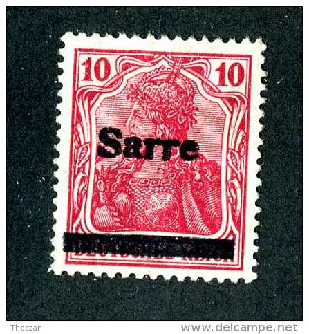 1418e  Saar 1920  Michel #6 III  Mint* ( Cat.€.70 )  Offers Welcome! - Nuevos