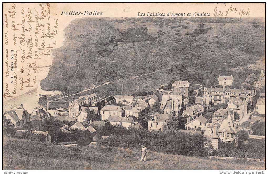 Les Petites Dalles   76  Les Falaises, Les Châlets - Autres & Non Classés