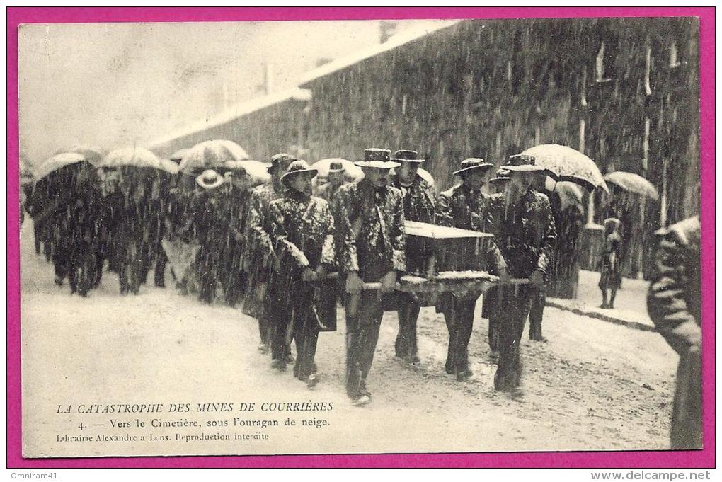 COURRIERES - Catastrophe Mines - Vers Cimetiere - L65 - Autres & Non Classés