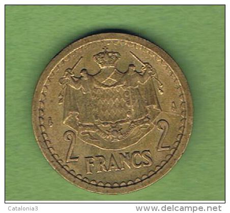 MONACO -  2 Francs  ND  KM121a - 1922-1949 Luigi II