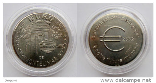 1 Euro Temporaire Precurseur MONTELIMAR  1998, RRRR, Nickel, Nr. 445, Only 600 Ex. - Euro Der Städte