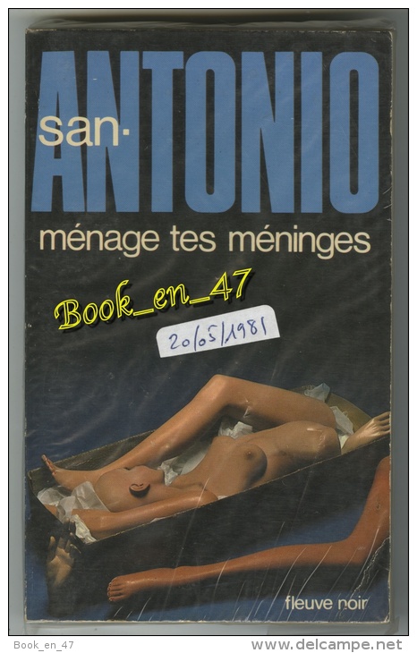 {46086} San-Antonio, Ménage Tes Méninges , 20/05/1981 . " En Baisse " - San Antonio