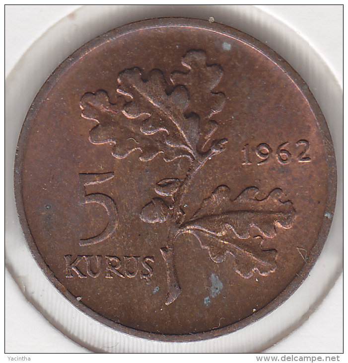 @Y@   Turkije   5 Kurus  1962   Pr   (2525) - Türkei