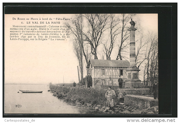 CPA Le Val De La Haye, Monument Commemoratif, Colonne Dorique Surmontee D'un Aigle - Other & Unclassified